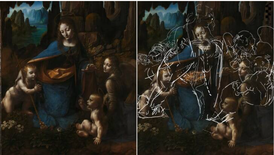 Під 500-річним шедевром да Вінчі знайшли прихований ескіз і відбитки рук: вражаючі деталі